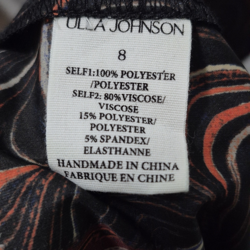 Ulla Johnson Obsidian Marcellina Dress Midi Sweaterknit Open Back SZ 8 Orig $825 - Picture 5 of 9